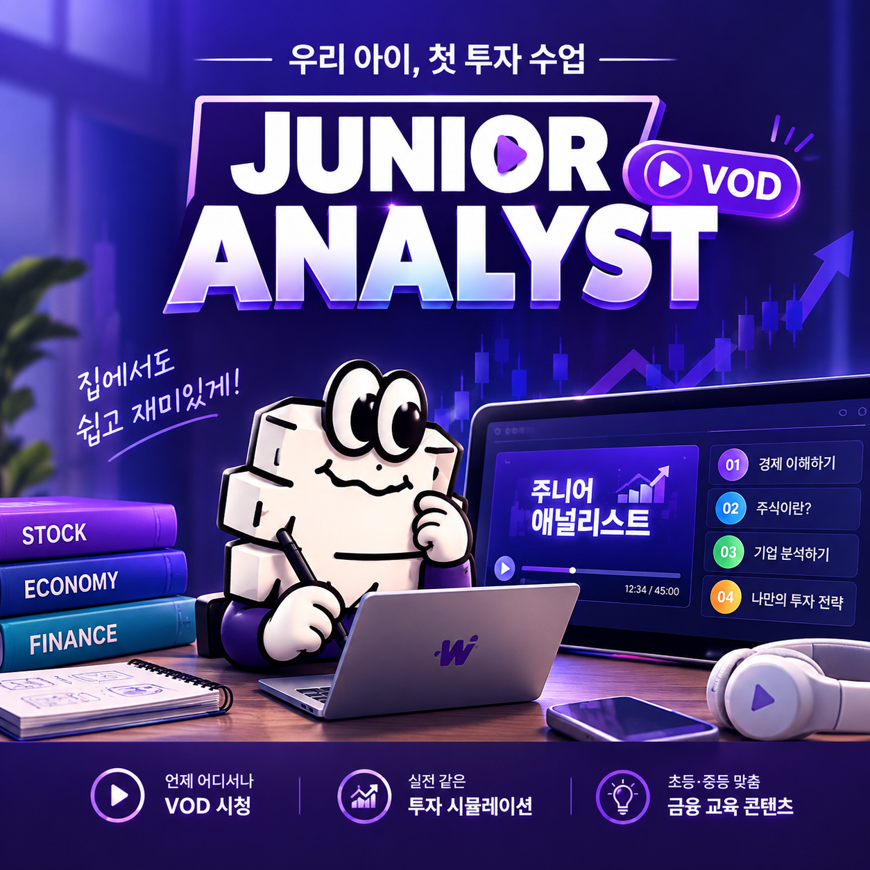 투자의 원리와 기초부터 알려주는 '주니어 애널리스트' VOD 10분x10강 